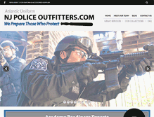Tablet Screenshot of njpoliceoutfitters.com